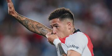 Enzo Fernández le sigue dando alegrías a River.
