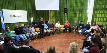 Reunión de Gabinete para analizar las obras provinciales en Rafaela