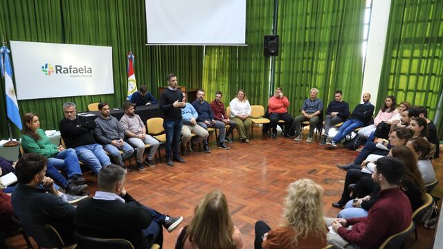 Reunión de Gabinete para analizar las obras provinciales en Rafaela