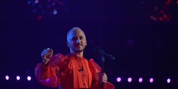 El artista de 30 años se lució con su versión del hit de The Weeknd, pero quedó afuera del concurso.