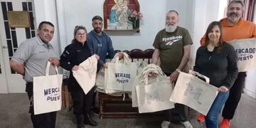 Internos del Penal de Villa Floresta fabricaron 1.500 bolsas para instituciones.