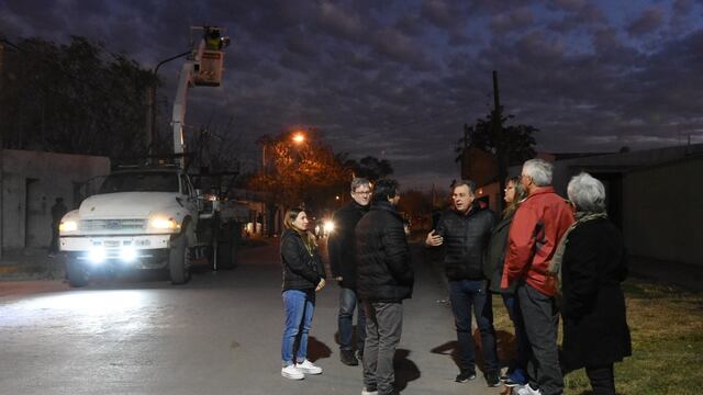 Inauguraron la iluminación LED en el barrio Barranquitas
