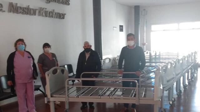 14 nuevas camas fueron entregadas y dispuestas para la Clínica Medica del Centro Municipal de Salud