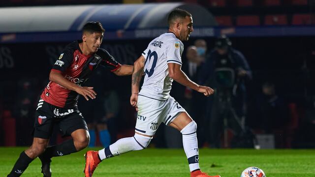 Franco Fragapane anotó el merecido empate de la T. (Prensa Talleres).