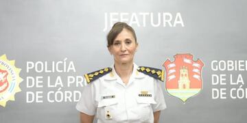 Liliana Rita Zárate Belletti,  jefa de la Policía.