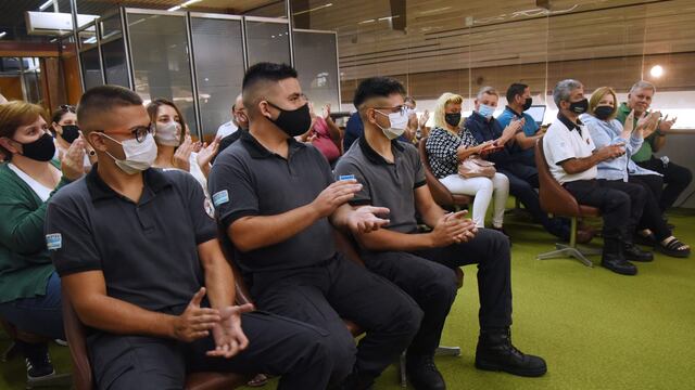 Bomberos de Arroyito fueron reconocidos
