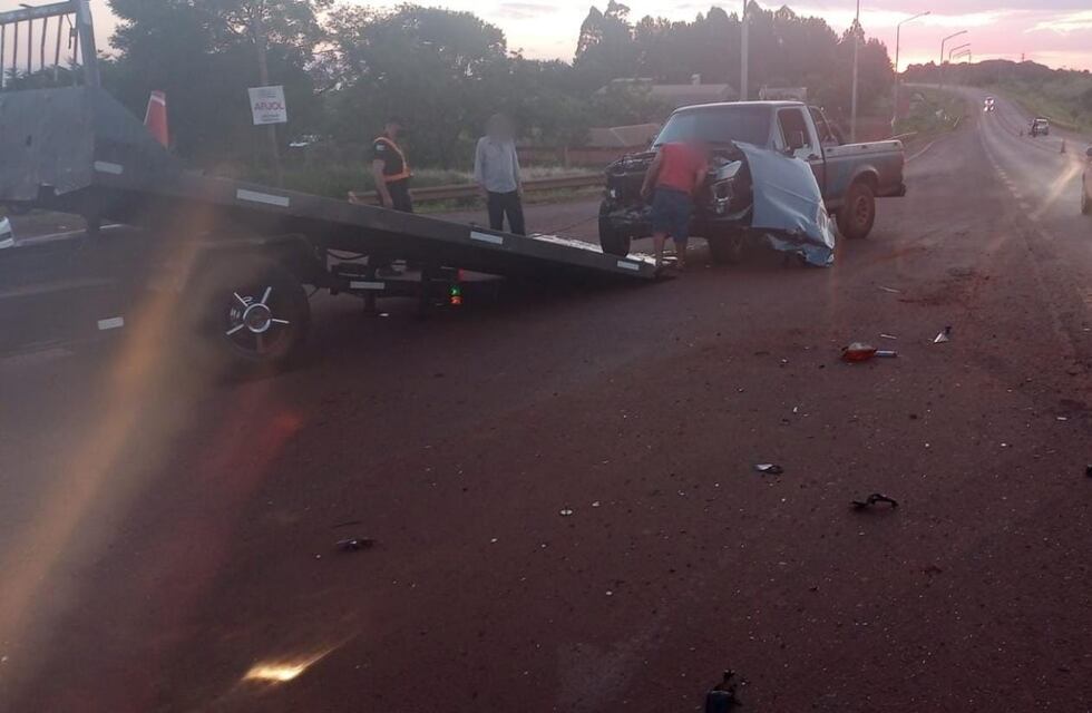 Accidente vial en Colonia Guaraní dejó como saldo solo daños materiales