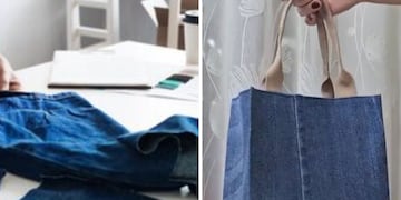 Cómo reciclar un pantalón de jean viejo y transformarlo en una tote bag: el paso a paso