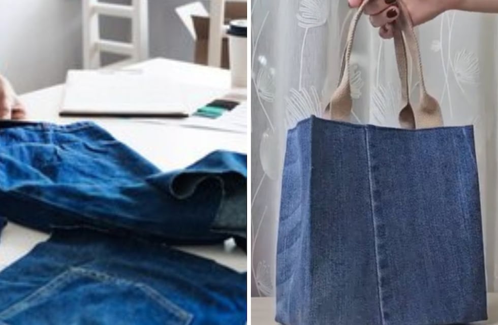 Cómo reciclar un pantalón de jean viejo y transformarlo en una tote bag: el paso a paso