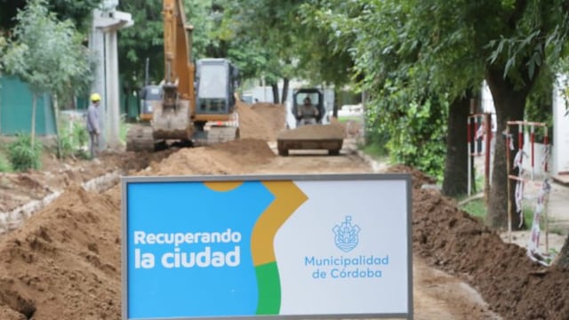 Comenzaron las obras cloacales en Inaudi (Prensa Municipalidad)