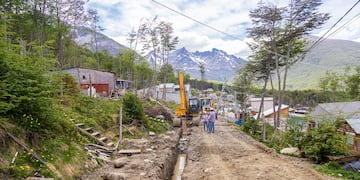 Las obras llevarán agua potable al barrio.