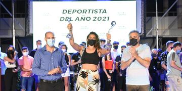 Candela Gentinetta, celebrando su distinción