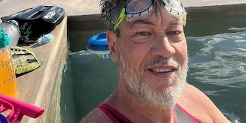 Gonzalo Leal se ahogó durante su travesía de cruzar a nado el Río de la Plata.