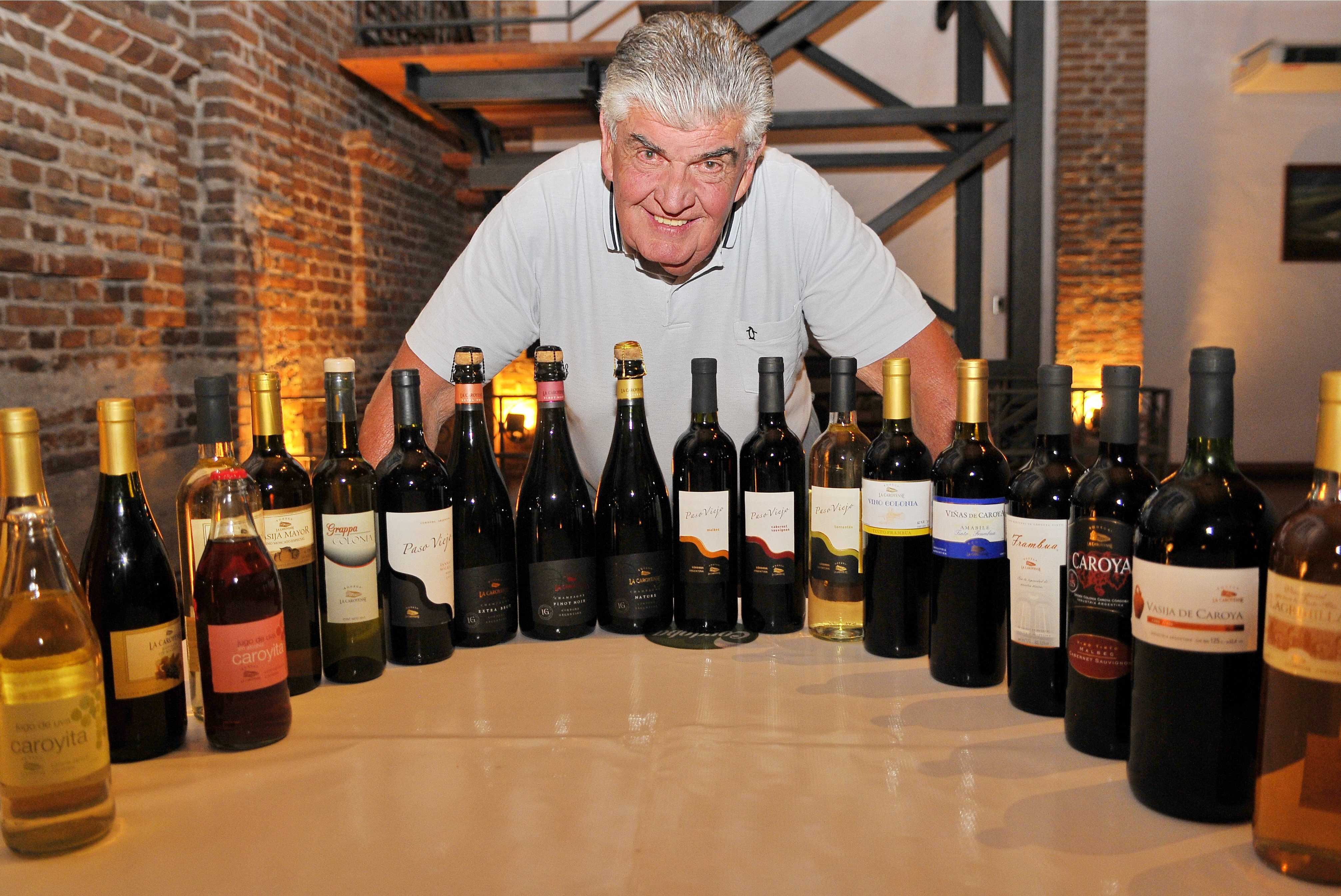 Bodega. Juan Carlos Tay recuperó la bodega La Caroyense a partir de 2000.