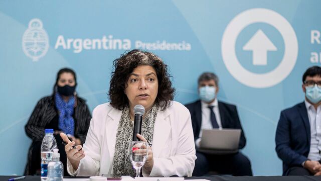 La ministra de Salud, Carla Vizzotti