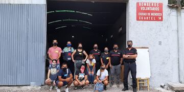 Bomberos Voluntarios de la Ciudad de Mendoza.