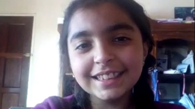 Isabella, la niña de 11 años que organiza campañas solidarias para los niños necesitados de Maipú.