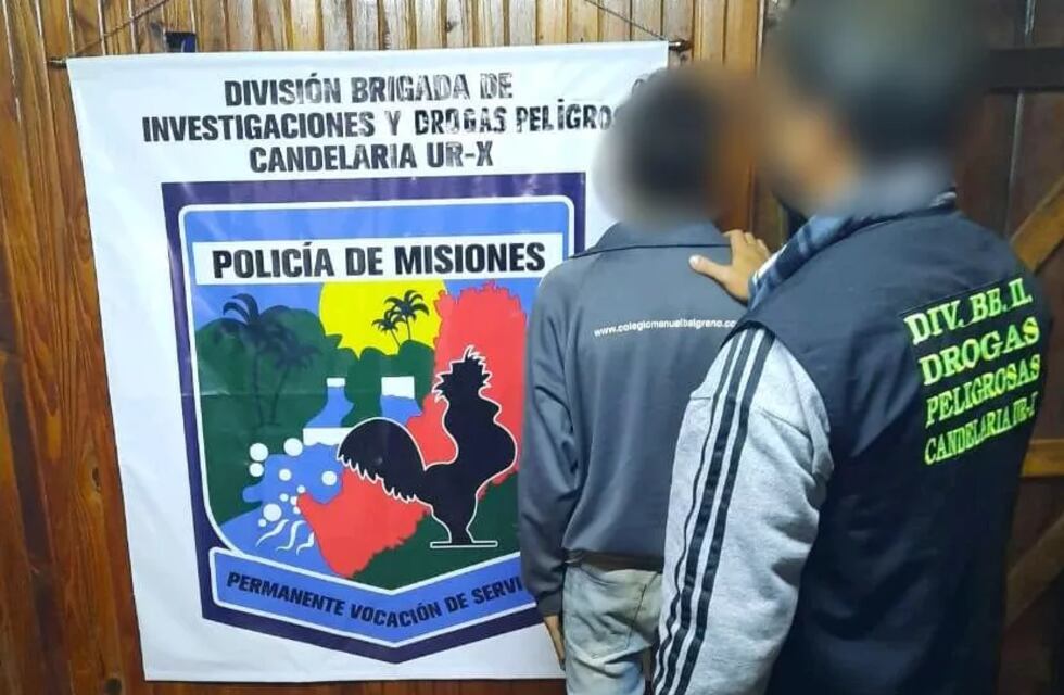 Atraparon a un delincuente en Candelaria