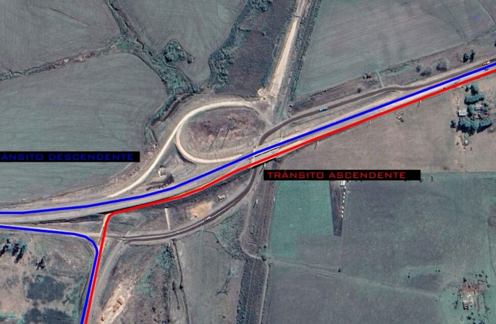 Desde hoy se realizan desvíos provisorios al tránsito en la autovía 18