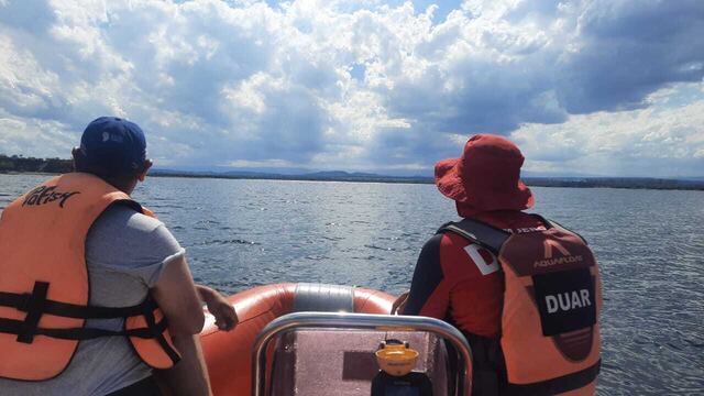 Controles preventivos en lagos de Córdoba (Gentileza Dirección de Prevención y Gestión de Riesgos de Córdoba)