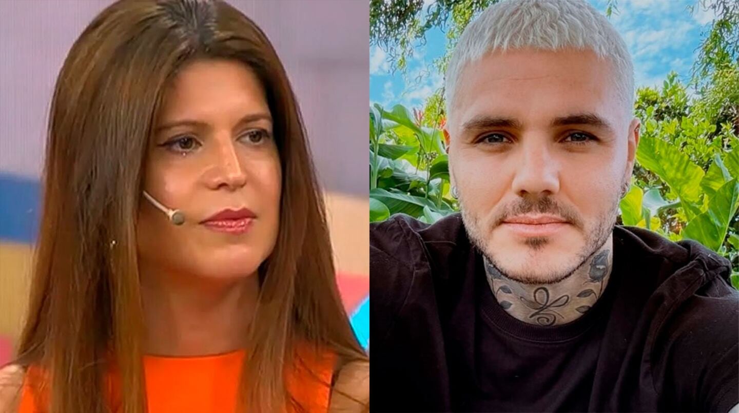 Elba Marcovecchio y Mauro Icardi