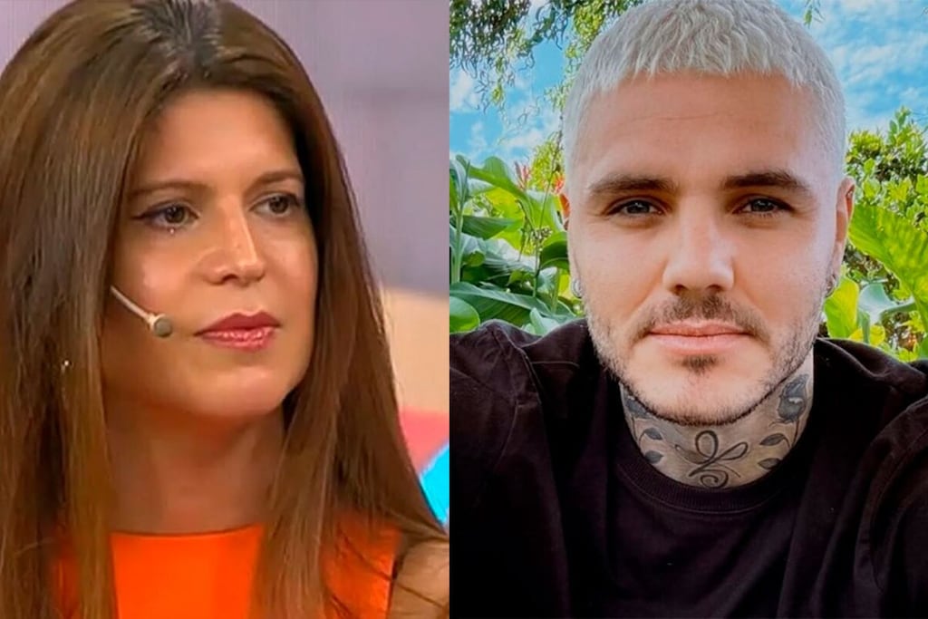 Elba Marcovecchio y Mauro Icardi