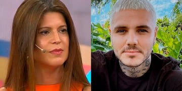 Elba Marcovecchio y Mauro Icardi