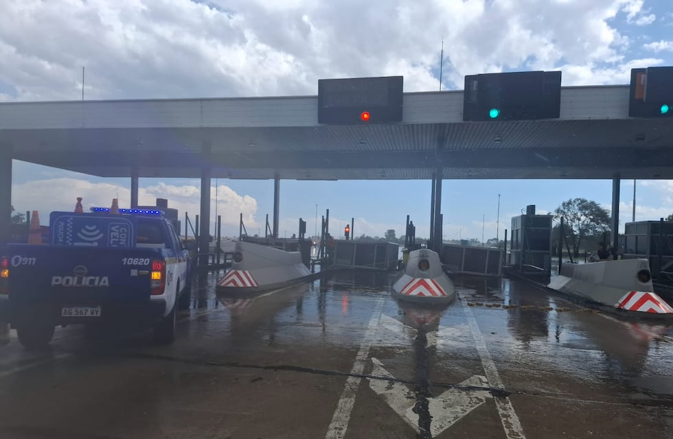 Tormenta con tragedia en Córdoba: murió un trabajador del peaje en la ruta 9 Norte