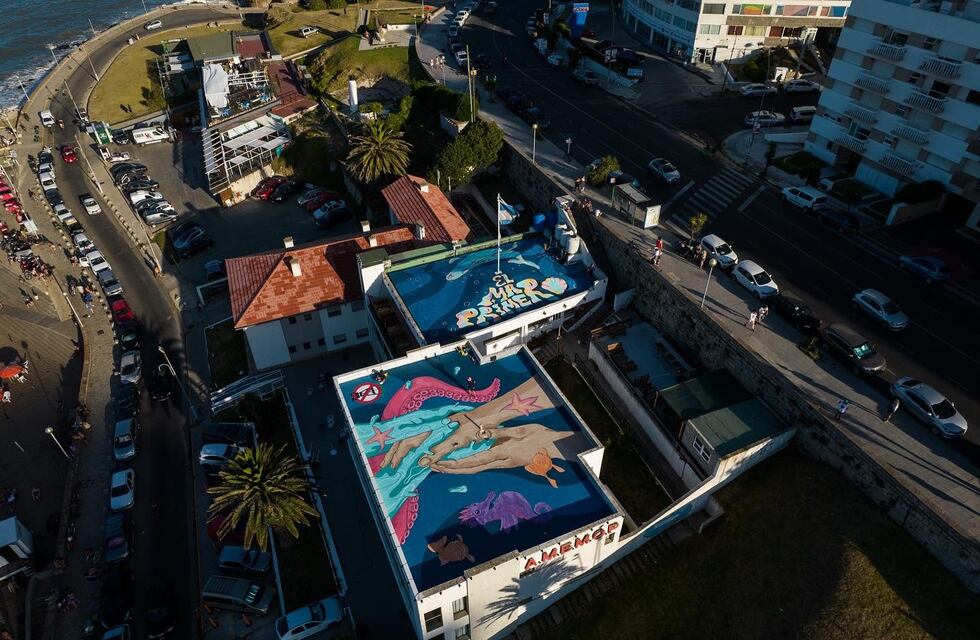 Javier Almirón, el artista que le puso imagen al reclamo contra las petroleras en Mar del Plata