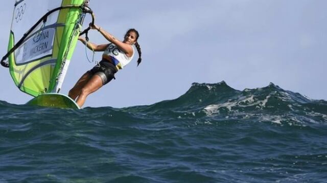 Celia Tejerina se prepara para la 2º fecha del Argentino de Windsurf en Potrerillos, el próximo Sudamericano y los Juegos Paris 2024.