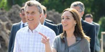 Macri y Vidal se reunieron en la residencia de Los Abrojos del ex presidente (Prensa de Presidencia).