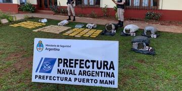 San Ignacio: incautan marihuana valuado en más de 16 millones de pesos.