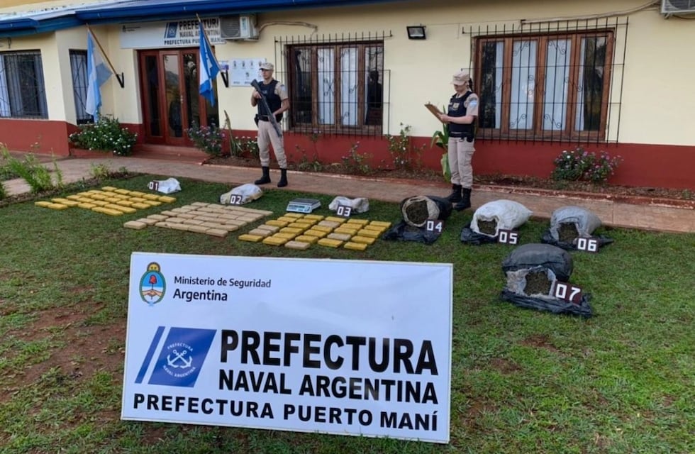 San Ignacio: incautan marihuana valuado en más de 16 millones de pesos