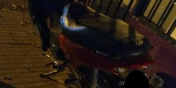 Recuperaron una moto