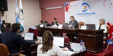 El concejal Gastón Millón presidió la sesión de este jueves del Concejo Deliberante de San Salvador de Jujuy.
