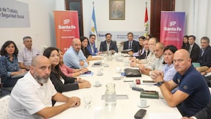 La reunión se llevó a cabo este lunes a la tarde en el Ministerio de Trabajo, Empleo y Seguridad Social.
