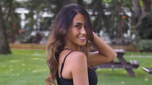 Antonela Roccuzzo sigue con su rutina fitness