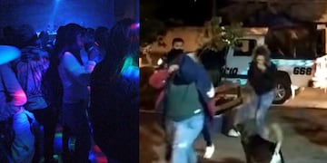 El antes y el después de una noche de fiestas clandestinas en Jujuy, que terminaron con más de 300 personas demoradas.