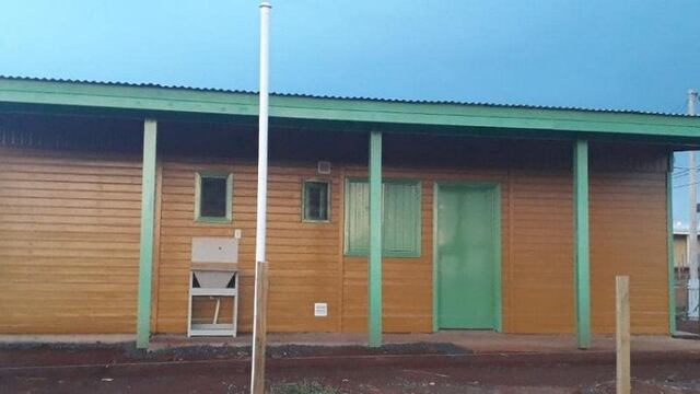 Casas de maderas donadas desde Misiones