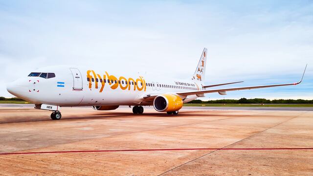 Avión de Flybondi (Imagen ilustrativa)