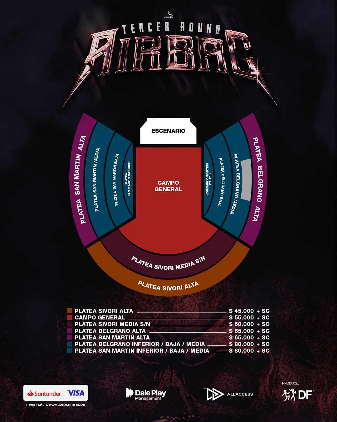 Airbag anunció otro show en River para octubre 2025: precios de entradas y dónde comprar