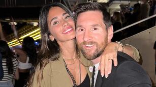Antonela Roccuzzo y Lionel Messi rompieron la noche en Miami