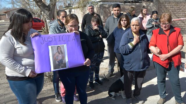 Pedido de justicia por el femicidio de Karen Ríos.