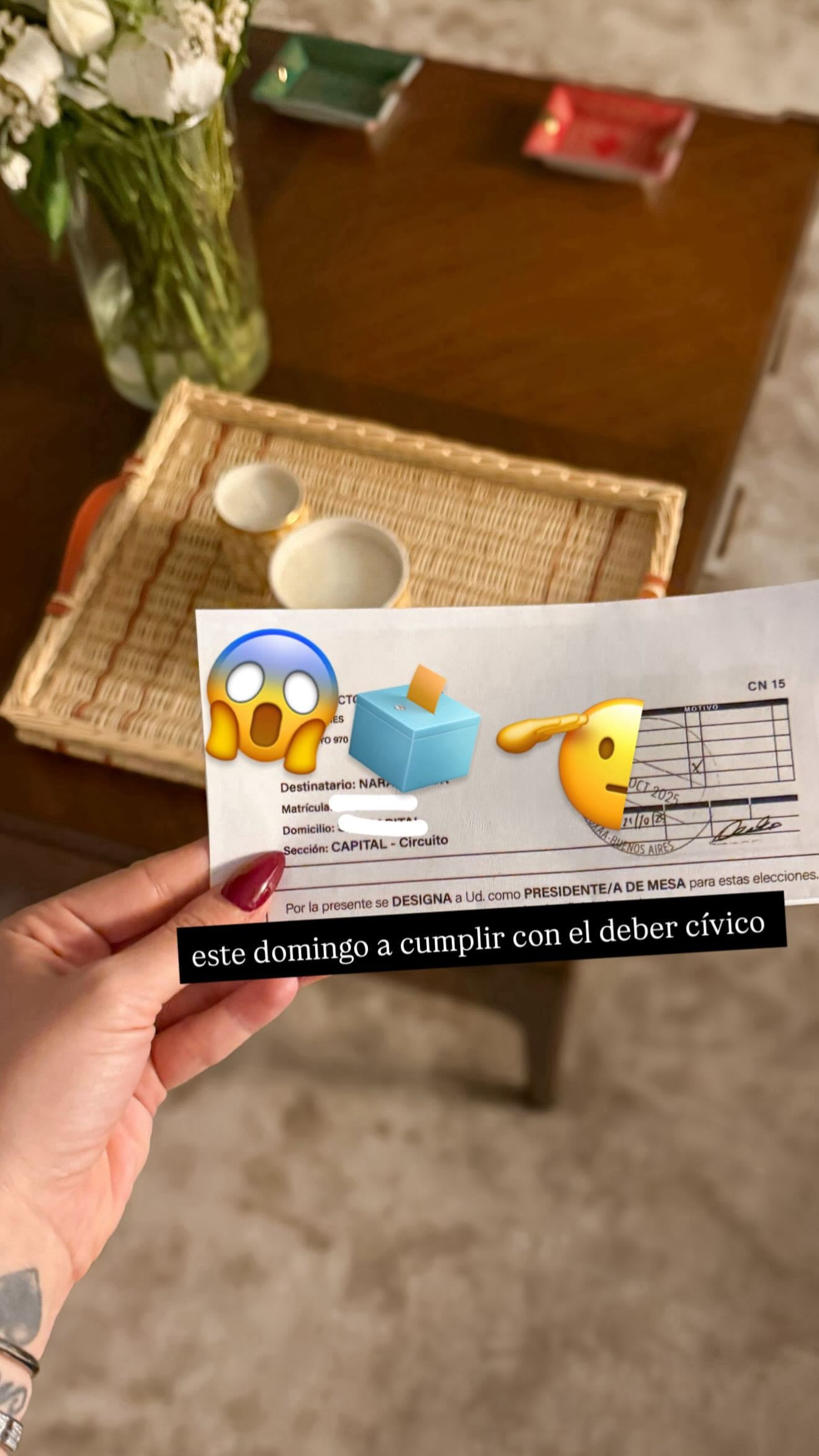 Wanda Nara y el rol que asumirá en las elecciones del 26 de octubre.