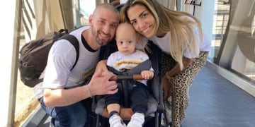Benicio viajó hacia España