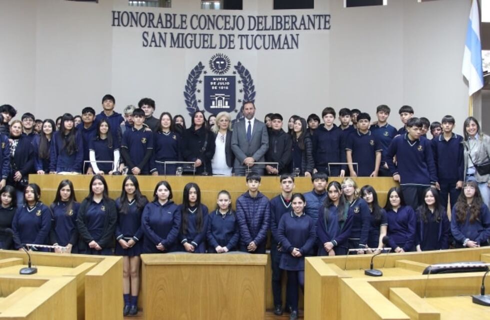 “Sesión de alumnos” secundarios en el Concejo Deliberante