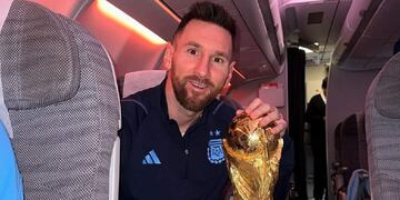 Lionel Messi descansa en Funes.