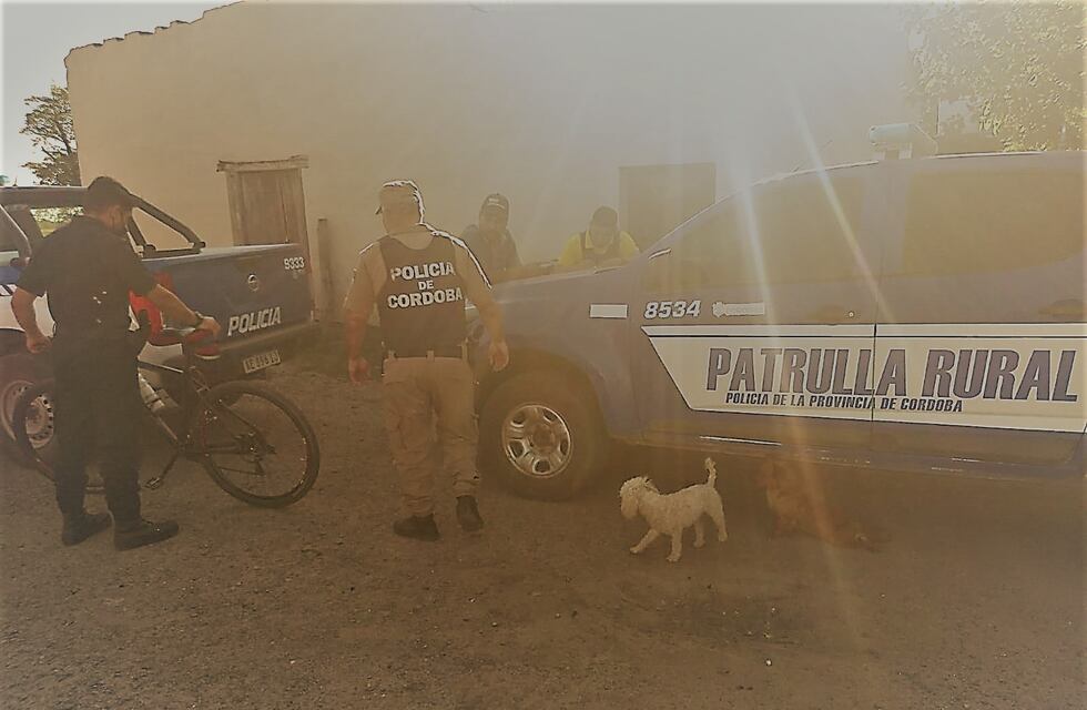 Arroyito: en un allanamiento Patrulla Rural recuperó una bicicleta