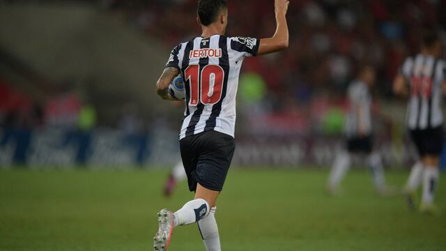 Héctor Fértoli se repone de su lesión. Punto alto en la clasificación a octavos por la Copa Libertadores. (Prensa Talleres)
