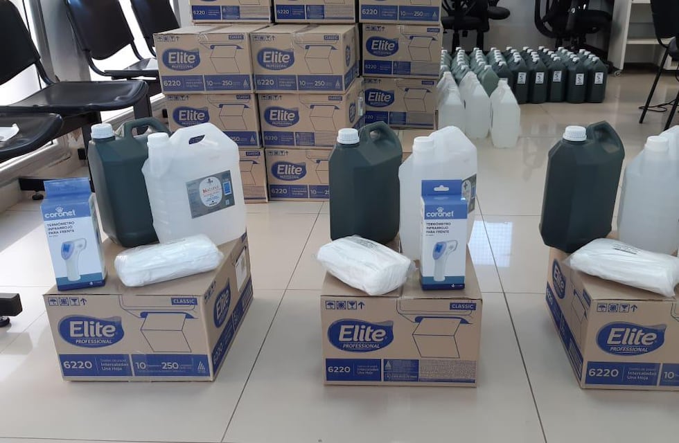 San Francisco: el municipio entrego kits de bioseguridad a las escuelas